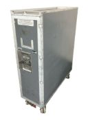 An aircraft aisle trolley, length 85 cm.