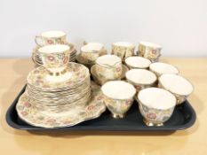 Approximately forty one pieces of Royal Albert floral tea china