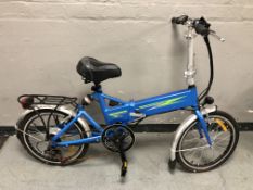 A folding E-bike,