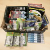 Assorted new night lights, sensor light sockets,