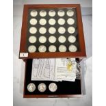 Danbury Mint : History of Britain Silver Bullion Collection - Twenty Seven Commemorative Fine
