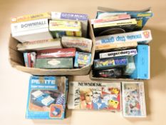 A quantity of vintage games,