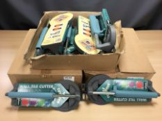 A quantity of new Vitrex wall tile cutters (1 box)