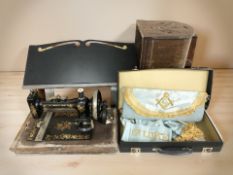 An antique Home Companion sewing machine,