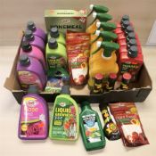 New garden care products including fertilizer, plant feed,