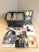 Assorted LP records including Queen, Bob Marley, jazz,