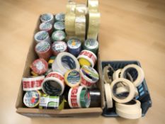 Assorted rolls of insulation tape,