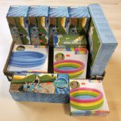 A group of new children's water slides (1 box)