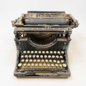 An Underwood typewriter