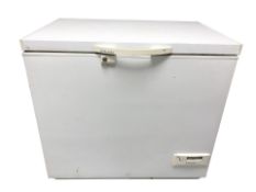 An Electrolux chest freezer