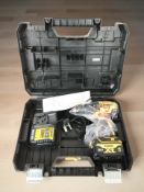 A Dewalt DCB 182 cordless drill in box with instructions,