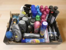 New household cleaning products, glass cleaner,