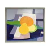 Continental School : Abstract study, oil on board, signed H O, dated '77,