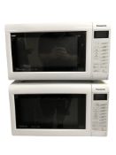 Two Panasonic inverter microwaves