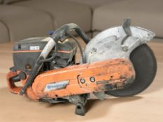 A Husqvarna petrol disc grinder