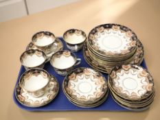 Thirty one pieces of antique Royal Albert Crown tea china