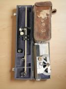 An Allbrit planimeter in case with instructions.