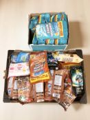 Assorted household cleaning wipes (2 boxes)