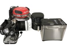 A G Ferrari pizza maker together with a Swan coffee machine, Tower bread maker,
