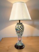 A modern Moorcroft Balloons table lamp,