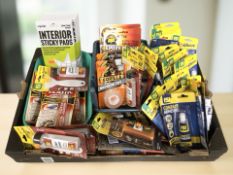 A large quantity of new contact adhesive, tape,