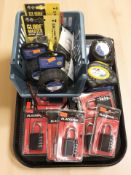 A group of new Supatool tape measures,