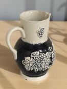 A Continental earthenware jug,