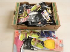 Assorted new kitchen products, cork screws, utensils,