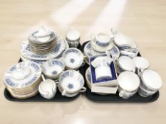 Approximately seventy five pieces of Coalport Revelry tea,