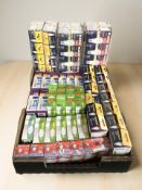 A large quantity of LED light bulbs