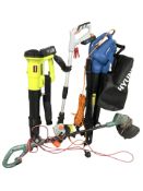 Two garden vacuums and two strimmers