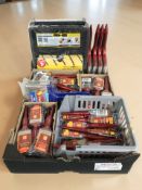 New paint brushes and rollers (1 box)