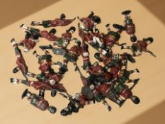 A box of die cast lead soldiers