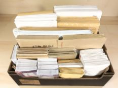 A large quantity of new envelopes.