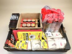 New pest control products including ant spray, mouse traps, fly stickers, etc.