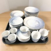 Approximately fifty-seven pieces of Bing & Grondahl tea and dinner china decorated with seagulls.