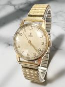 A gent's 9ct gold Rolex Tudor centre seconds wristwatch, circa 1957,