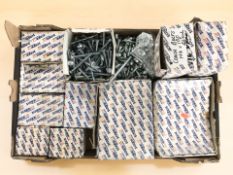 A large quantity of Screwfix nuts and bolts.