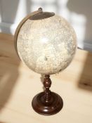 A reproduction terrestrial globe,