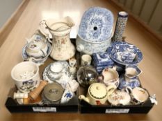 Assorted ceramics including Aynsley tea china, Coalport figure,