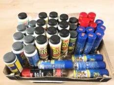 New pest control sprays and powders.