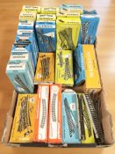 A quantity of Marklin railway track (1 box)