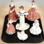 A Coalport figure Alexandra at the Ball, number 10,386 of 12,500,