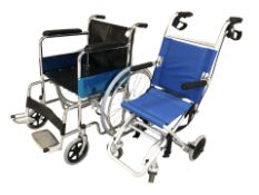 Two wheelchairs