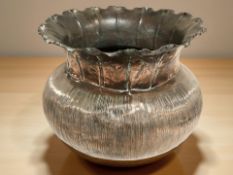 An Arts and Crafts copper planter,