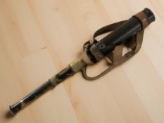 A 20th century lacquered brass telescope