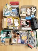 New electrical supplies, lengths of cable and tidies,