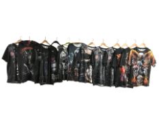 Several pairs of shoes and boots,