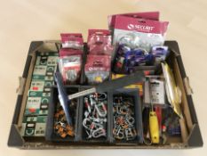 New padlocks, door hardware, ring latches,