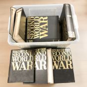A collection of publications The History of the Second World War in several binders published by